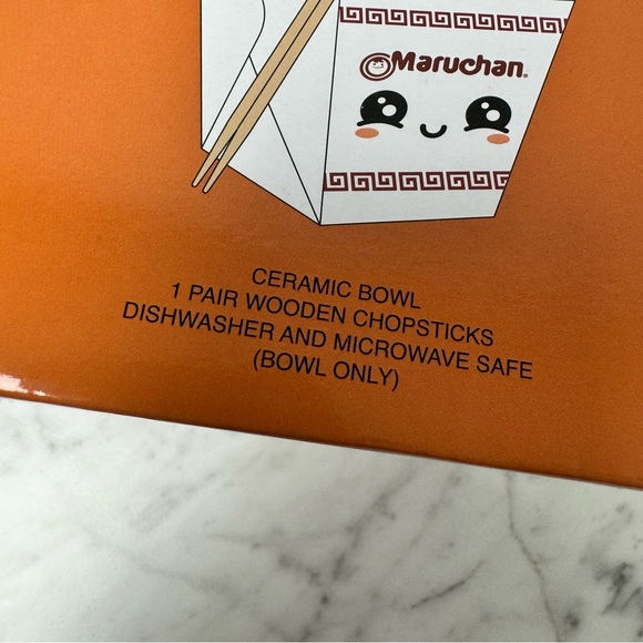 Maruchan Ramen Ceramic Takeout Container w/ Chopsticks - NIB - Picture 14 of 14